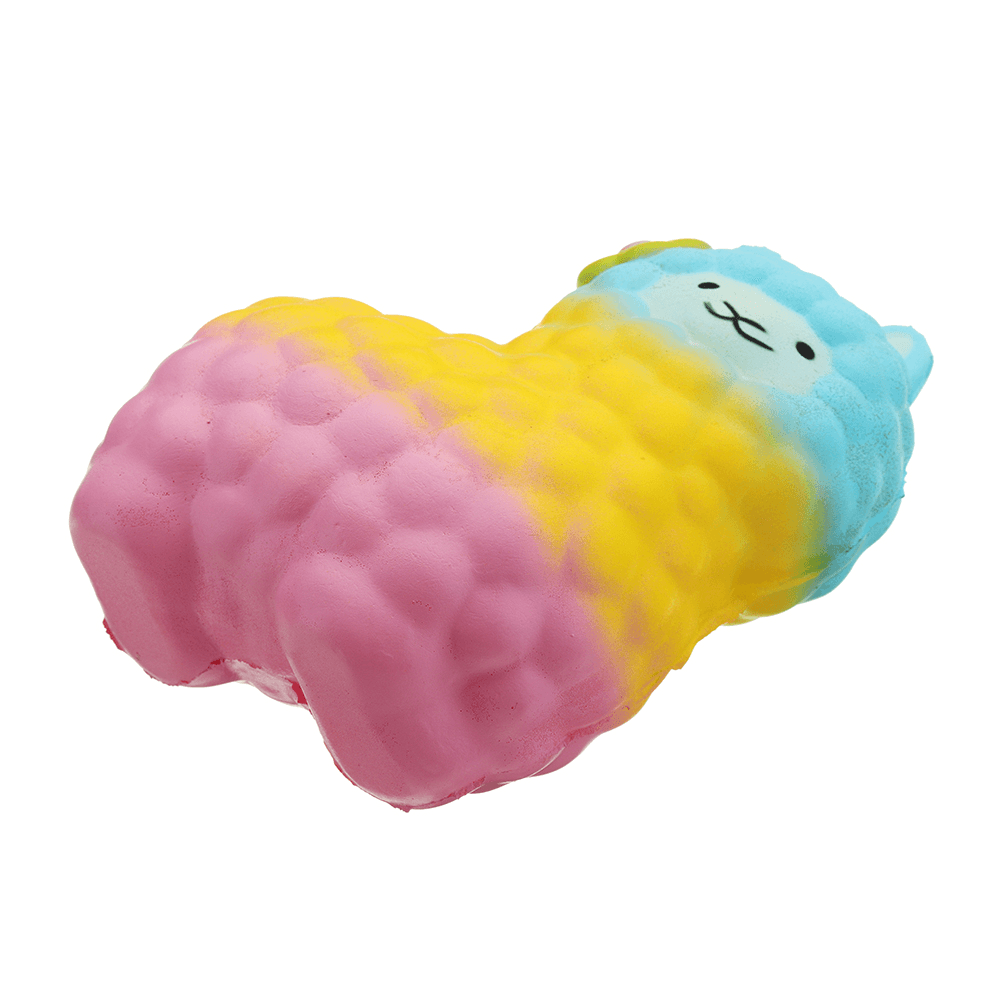 Colorful Alpacas Squishy 18*14CM Slow Rising Collection Gift Soft Toy - MRSLM