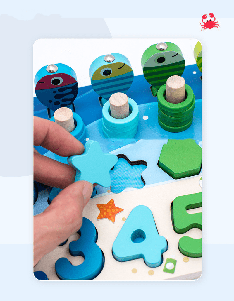 Children'S Magnetic Fishing Educational Toys - MRSLM