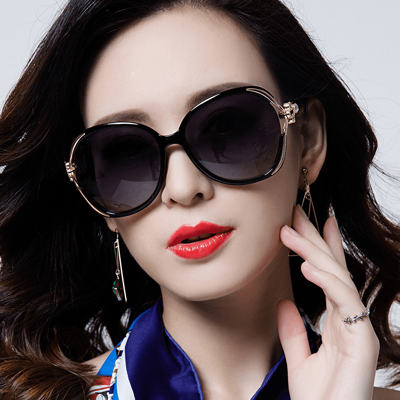 Ladies Sunglasses European and American Flower Sunglasses - MRSLM