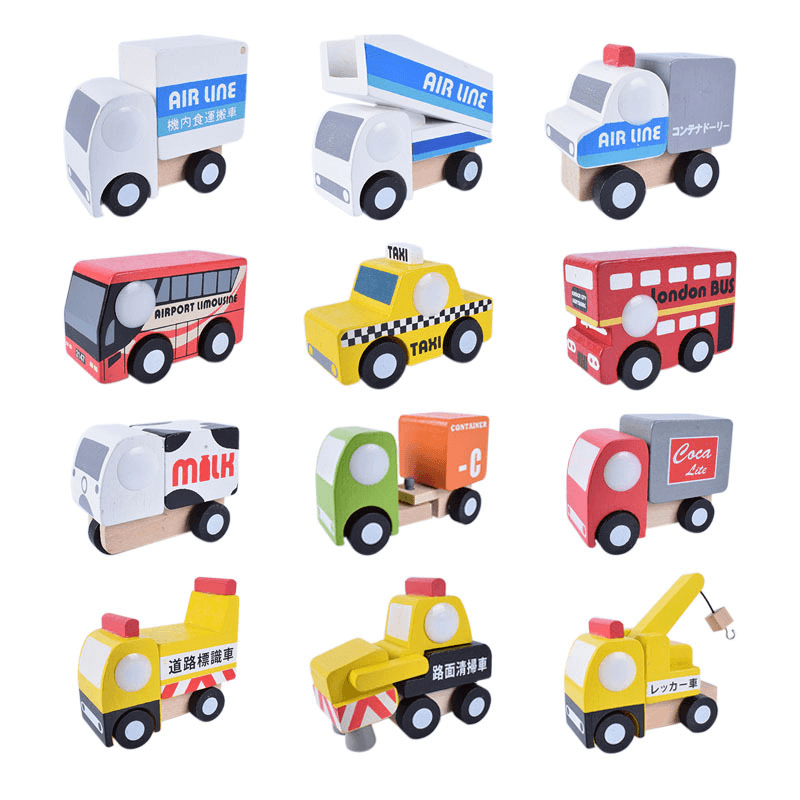 Twelve Pieces of Children'S Mini Cement Truck Set - MRSLM