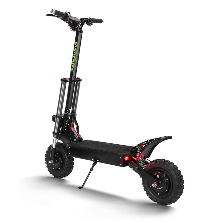 LANGFEITE T8 1200Wx2 Dual Motor 26Ah 11Inch Folding Electric Scooter Top Speed 70 Km/H Max.Load 150Kg Double Brake System EU Plug - MRSLM