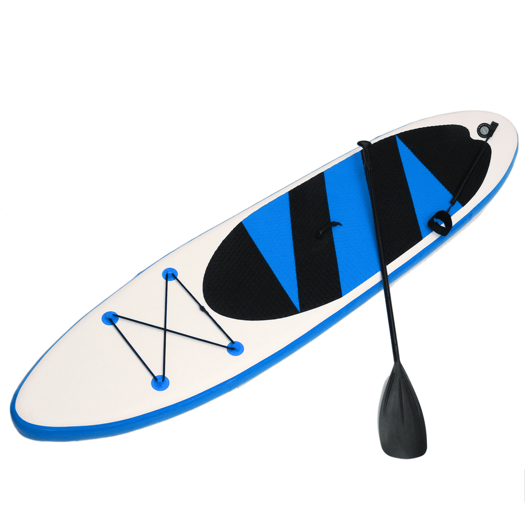 Outdoor 10.5Ft Inflatable Surfboard Set Stand up Adjustable Saddle Surf Boat Wave Ride Water Sports SUP Board - MRSLM