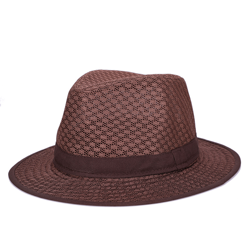 Mens British Fedora Jazz Hat Foldable Bowler Hat - MRSLM