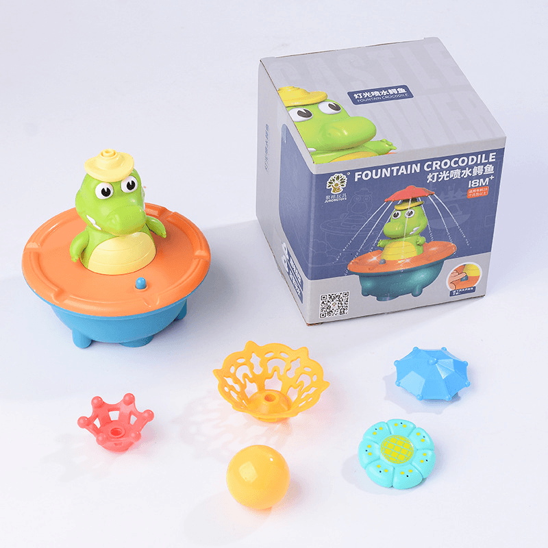 Children'S Electric Lighted Playing in Water Spray Ball - MRSLM