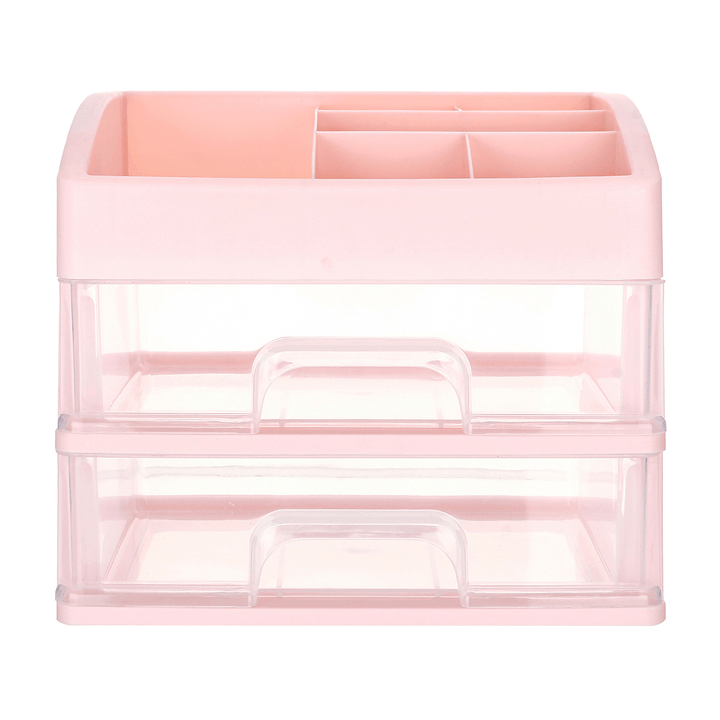 1/2/3 Layers Plastic Desktop Organizer Drawer Makeup Holder Box Make Sundry Storage Box Container - MRSLM