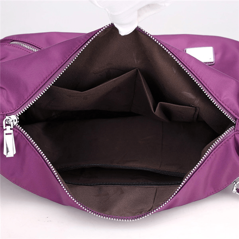 Women Side Pockets Nylon Light Bags Outdoor Sports Crossbody Bags Messenger Bags - MRSLM