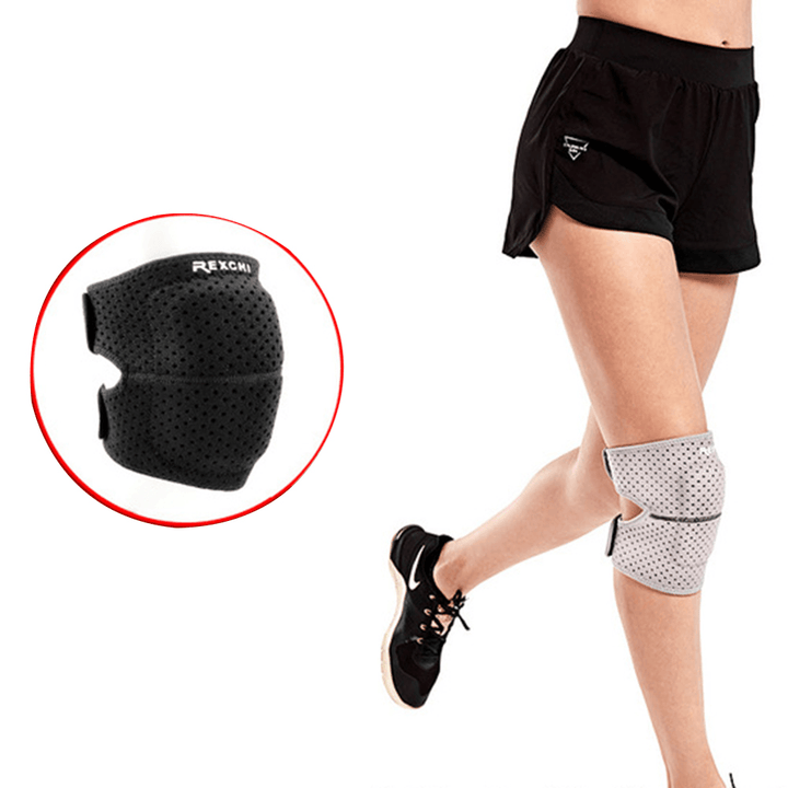 Sports Knee Pads 1 Pair of Running Pressure Breathable Foot Basket Row Riding Climbing Eva Thick Cushion to Protect the Knee - MRSLM