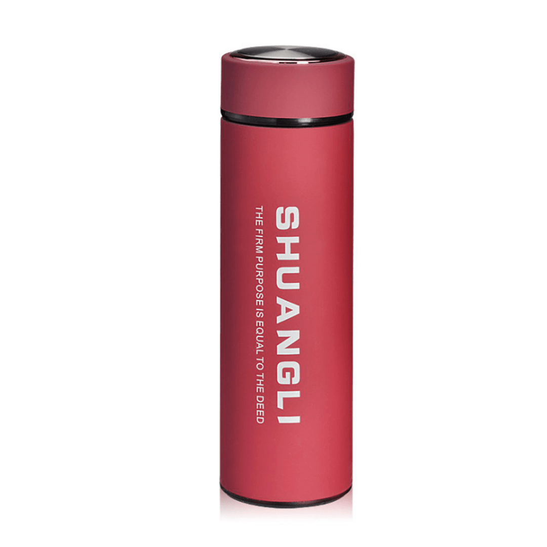 480Ml Stainless Steel Vacuum Cup Portable Travel Insulated Bottle Drinking Mug Water Bottle - MRSLM