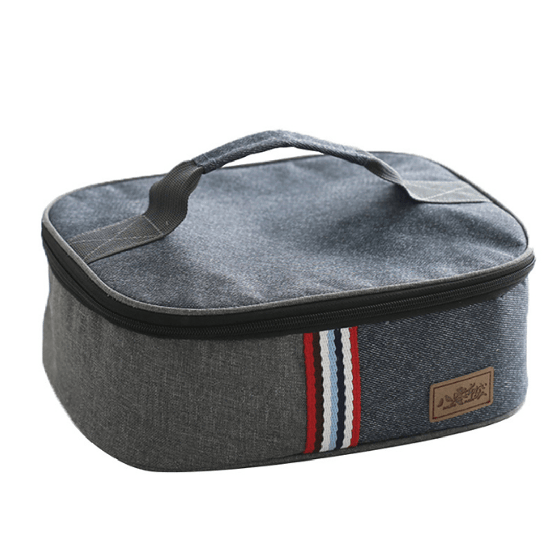 600D Oxford Picnic Bag Portable Insulated Thermal Cooler Lunch Box Bag Storage Bag - MRSLM