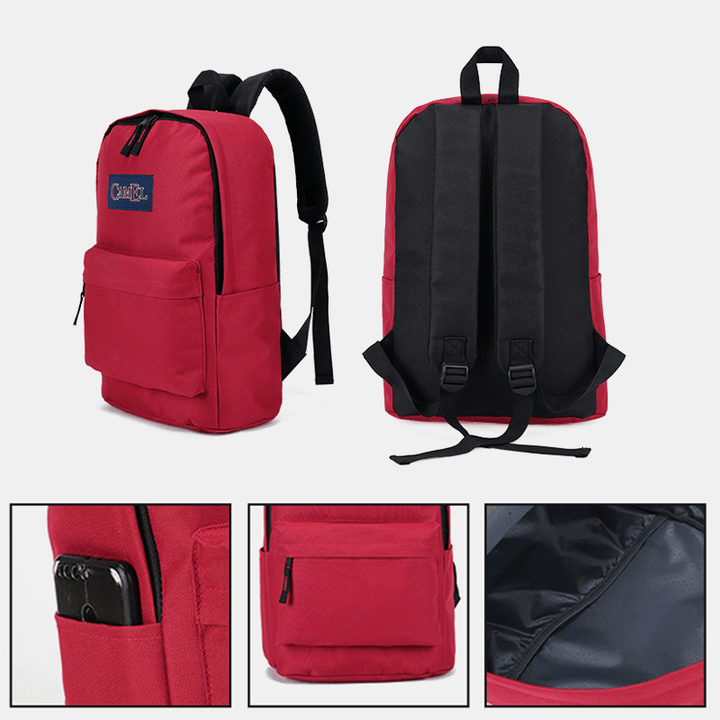 Unisex Polyester Casual Outdoor School Bag Sport Hiking Travel Backpack - MRSLM