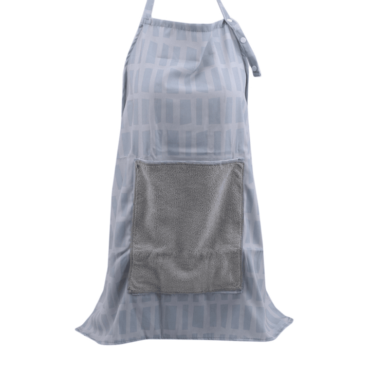 Multifunction Waterproof Apron Oilproof Long-Sleeved Cooking Work for Home Kitchen Tool - MRSLM