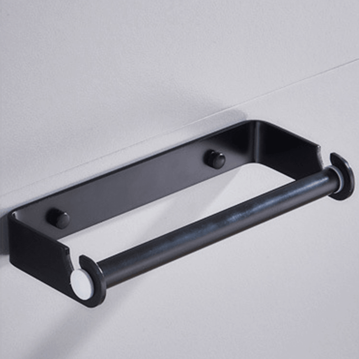 32Cm Kitchen Wall-Mount Paper Towel Holder Aluminum Rack Roll Hanging Stand - MRSLM