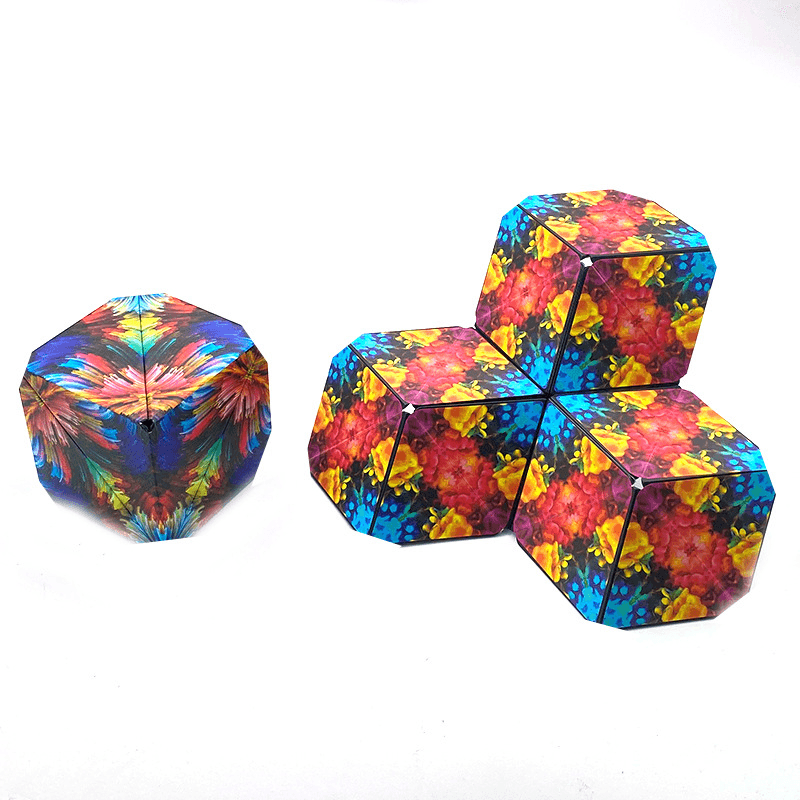 Three Dimensional Geometric Magnetic Building Blocks Rubiks Cube - MRSLM