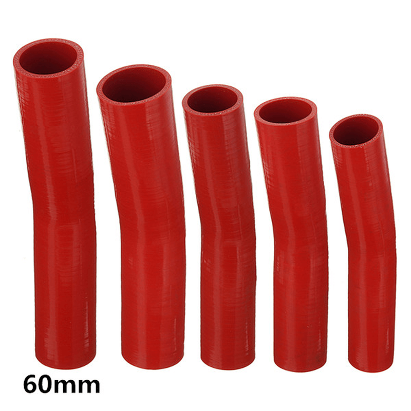 Auto Silicone Hoses Rubber 15 Degree Elbow Bend Hose Air Water Coolant Joiner Pipe Tube - MRSLM