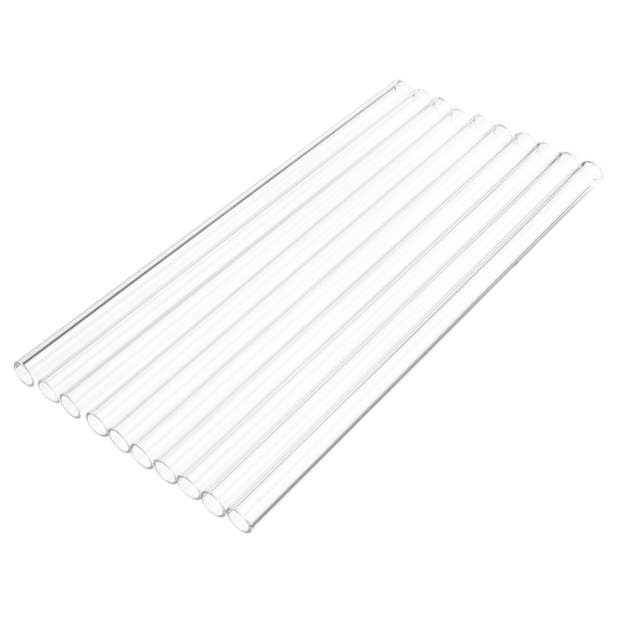 10Pcs 250Mm OD 10Mm 1Mm Thick Wall Borosilicate Glass Blowing Lab Tube - MRSLM