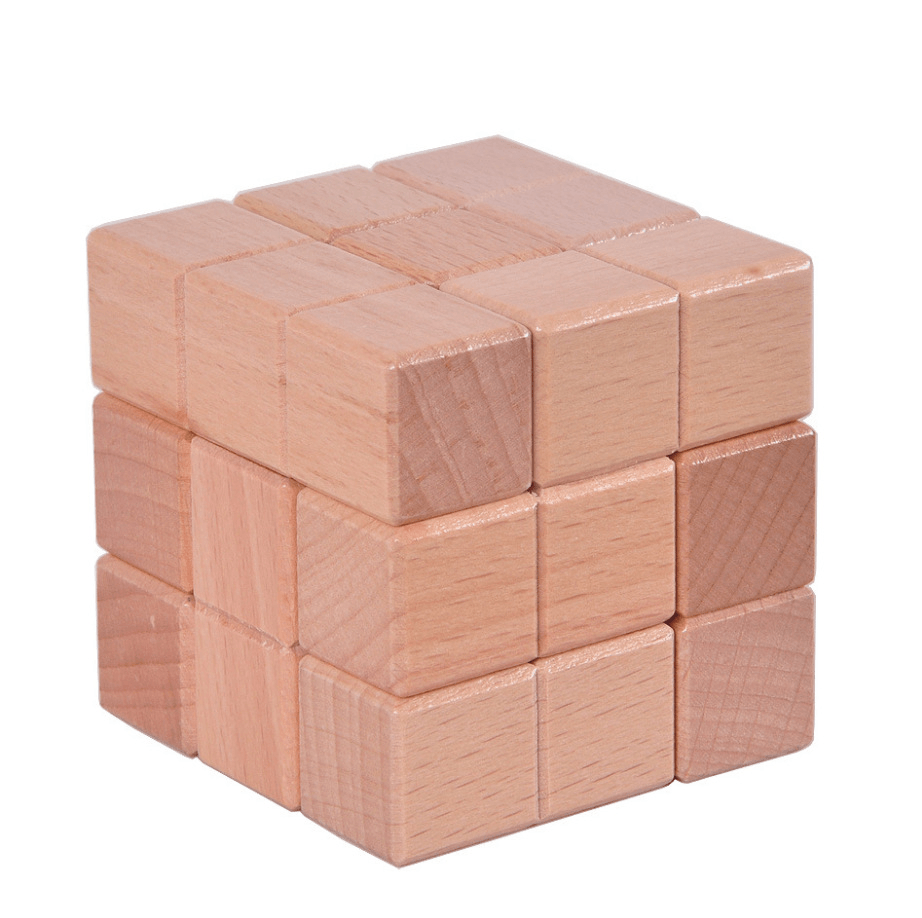 Beech Soma 7 Pieces Boxed Luban Cube - MRSLM