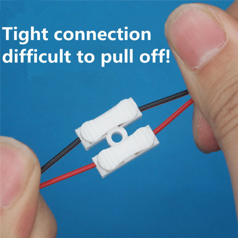 Excellway® CH2 Quick Wire Connector Terminal Block Spring Connector White - MRSLM