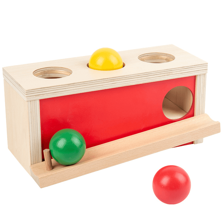 Toddler Box Arm Strength Knocking Ball Table Hand-Eye Coordination Baby Toys - MRSLM