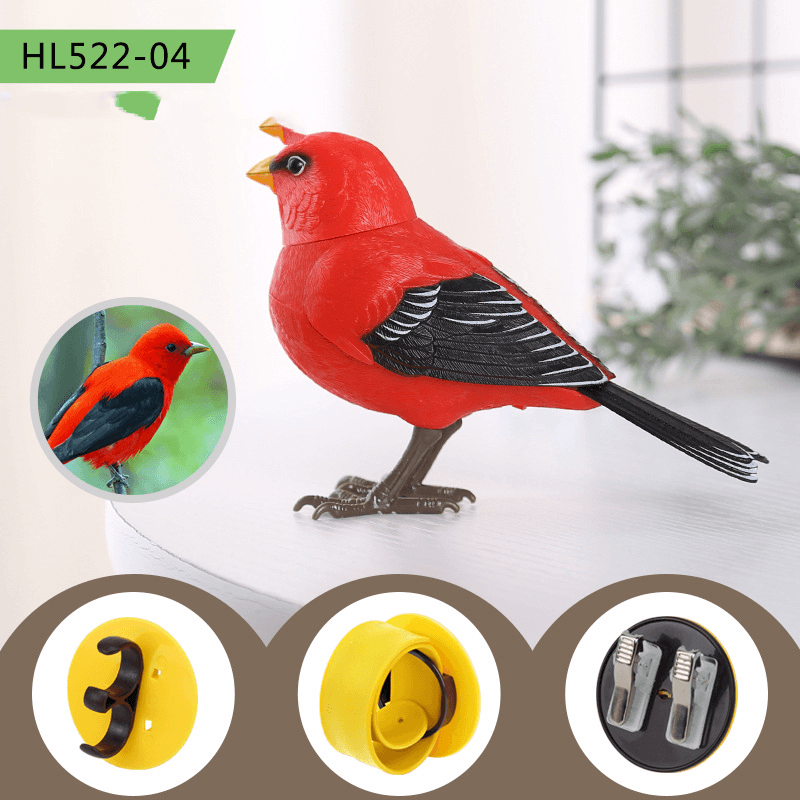 The Simulation Electric Singing Bird Toy Will Call and Move - MRSLM