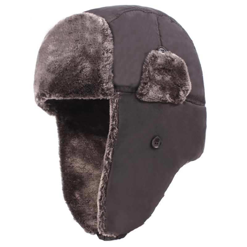 Men'S Thickened plus Velvet Ear Protection Hat - MRSLM