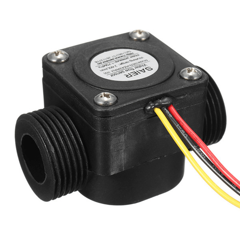 60L/Min Water Flow Meter Sensor DN20 G3/4 Inch DC 5V Fluid Flowmeter Counter Switch - MRSLM