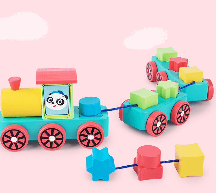 Sports Suit Motherland Edition Smart Fun Train Toy Building Blocks - MRSLM