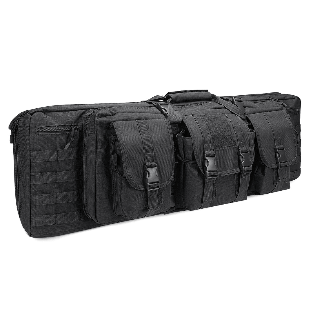 36Inch Tactical Camouflage Fishing Tackle Camping Bag Multifunctional Storage Bag Double Padded Backpack - MRSLM