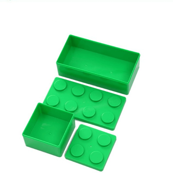 Mini Handy Plastic Jigsaw DIY Superposition Overlay TV Remote Control Cosmetic Bottles Storage Box - MRSLM