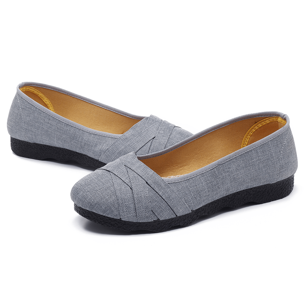 Large Size Soft Sole Flats Loafers for Women - MRSLM