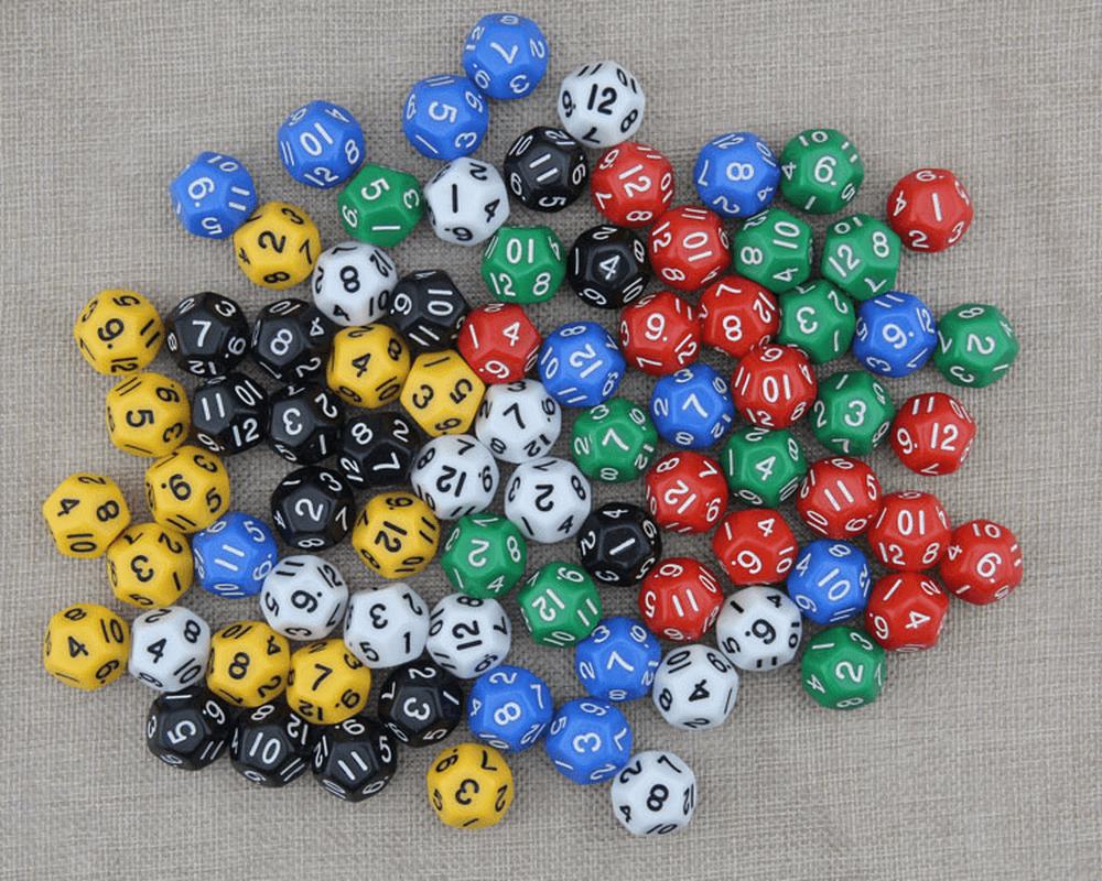 16-Sided Multi-Sided Dice Number Dice Toy Game Counting Dice - MRSLM