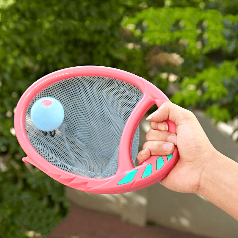 Toy Racket Beach Ball Parent-Child Sports Toys Throwing and Catching Children Outdoor Toys Bouncing Rackets - MRSLM