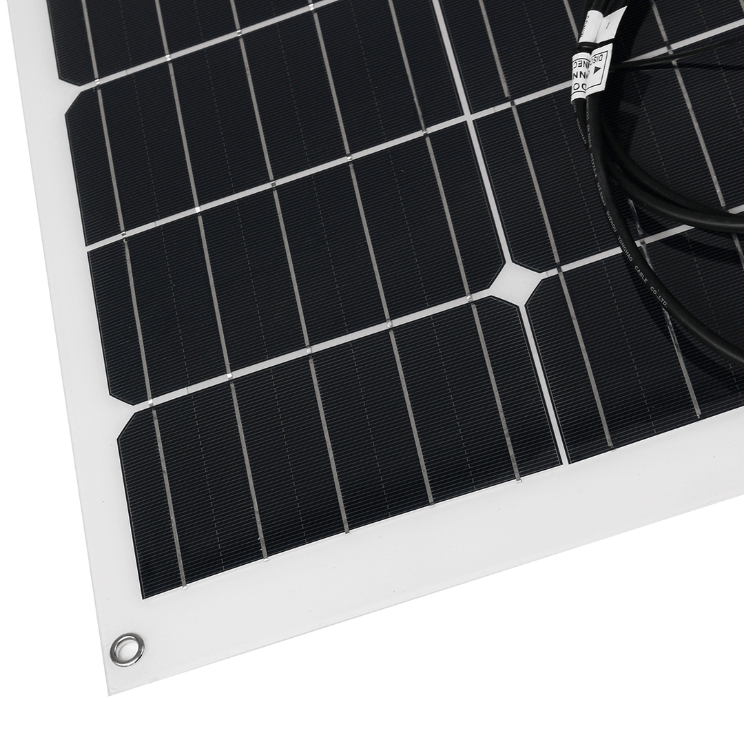 100W 18V Highly Flexible Monocrystalline Solar Panel Tile Mono Panel Waterproof - MRSLM