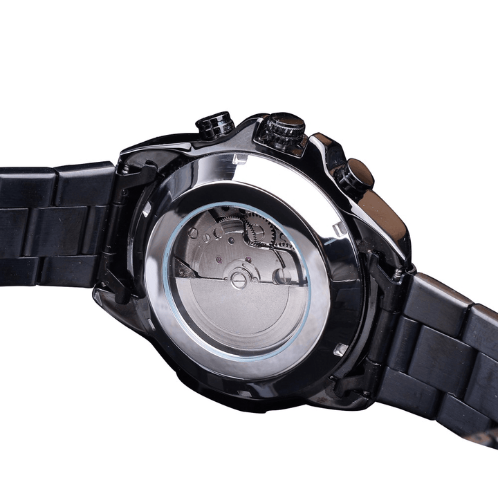 Forsining GMT1137 Fashion Men Watch Luminous Week Month Display Automatic Mechanical Watch - MRSLM