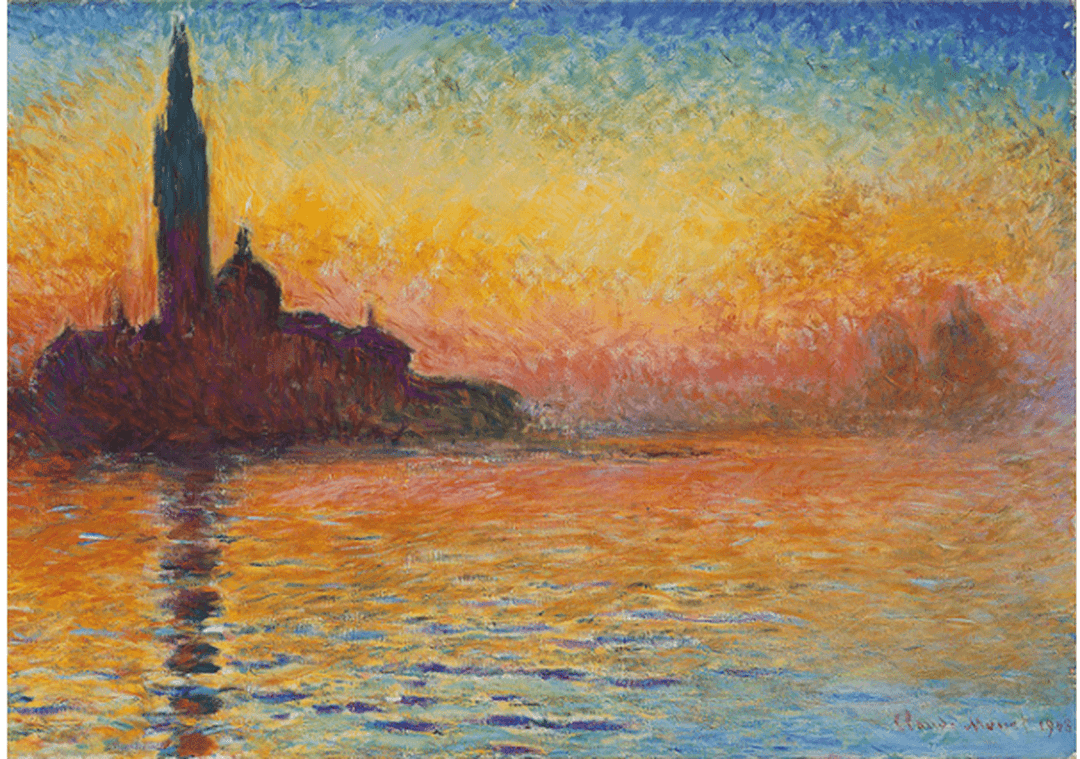 San Giorgio Maggiore at Dusk Claude Monet 5D DIY Paint by Number Kit - MRSLM