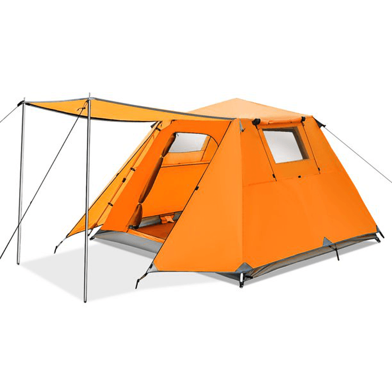 Tooca 4-Persons Camping Tent 3 Colors Double Instant Set Waterproof Outdoor Sun Shade Shelters Beach Backpacking Hiking - MRSLM