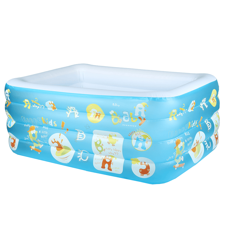 47/59/71 Inch 4-Layer Inflatable Swimming Pool Baby Bathtub with 19Pcs Accessories - MRSLM