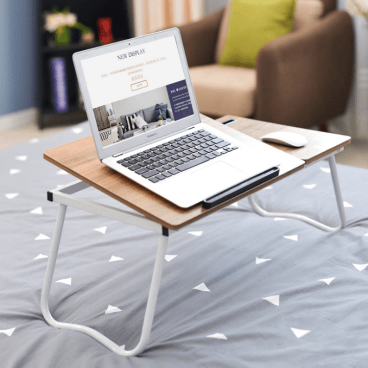 Foldable Laptop Stand Desk Lap Bed Table Tray Computer Portable Adjustable Height Table for Children Student Home - MRSLM