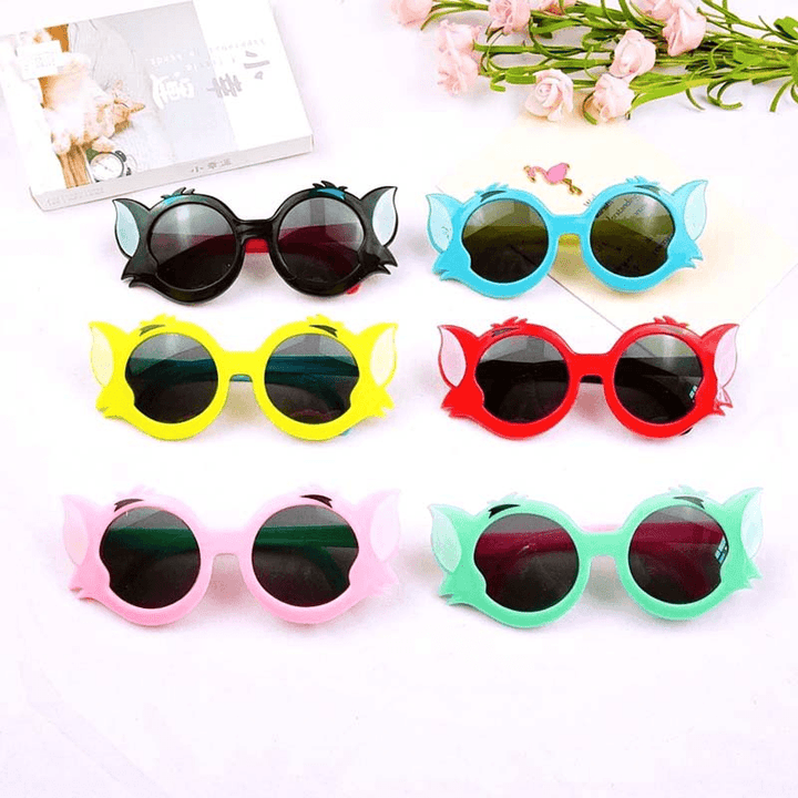 Children'S Cartoon Cute Anti-Ultraviolet Sunglasses Baby Toy Sunshade Sunglasses - MRSLM