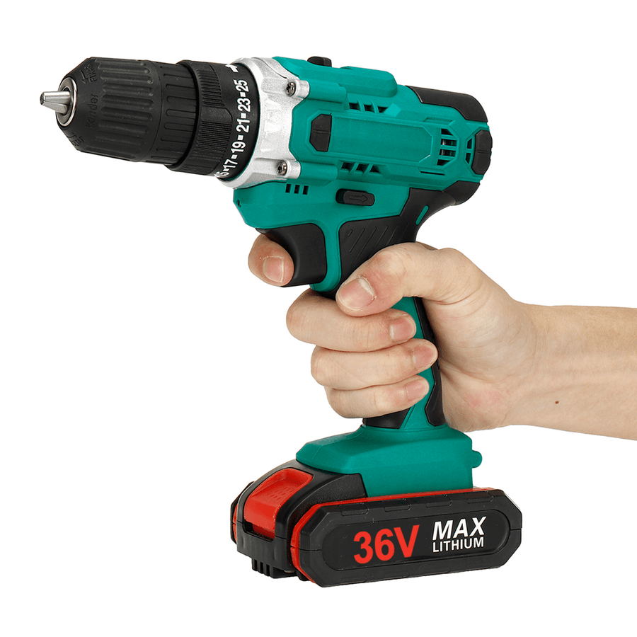 3 in 1 Multifunctional Cordless Drill Driver Wrench 3/8-Inch Chuck Cordless Impact Drill Driver W/ None/1/2 Battery - MRSLM