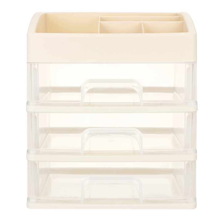 1/2/3 Layers Plastic Desktop Organizer Drawer Makeup Holder Box Make Sundry Storage Box Container - MRSLM