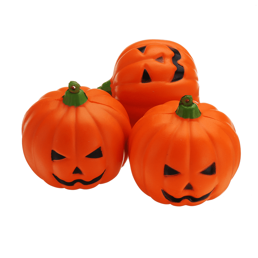 7CM Halloween Squishy Simulation Random Super Slow Rising Smile Pumpkin Squishy Fun Toys Decoration - MRSLM