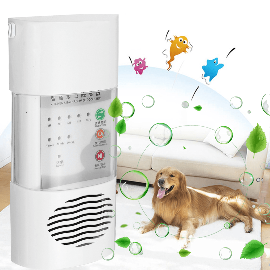 Air Freshener Home Ozone Generator Breath Purifier for Home Bathroom Deodorizing Tool - MRSLM