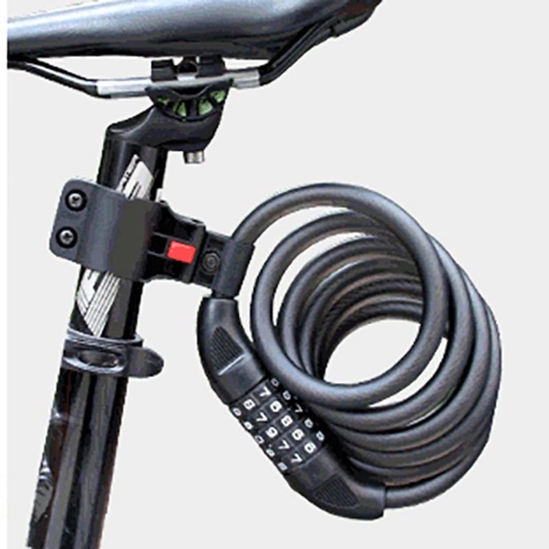 GUB SF-31 Bicycle Locks Thickened 1.2M 325G Bike Password Lock Cable Steel PVC Cycling Accessories - MRSLM