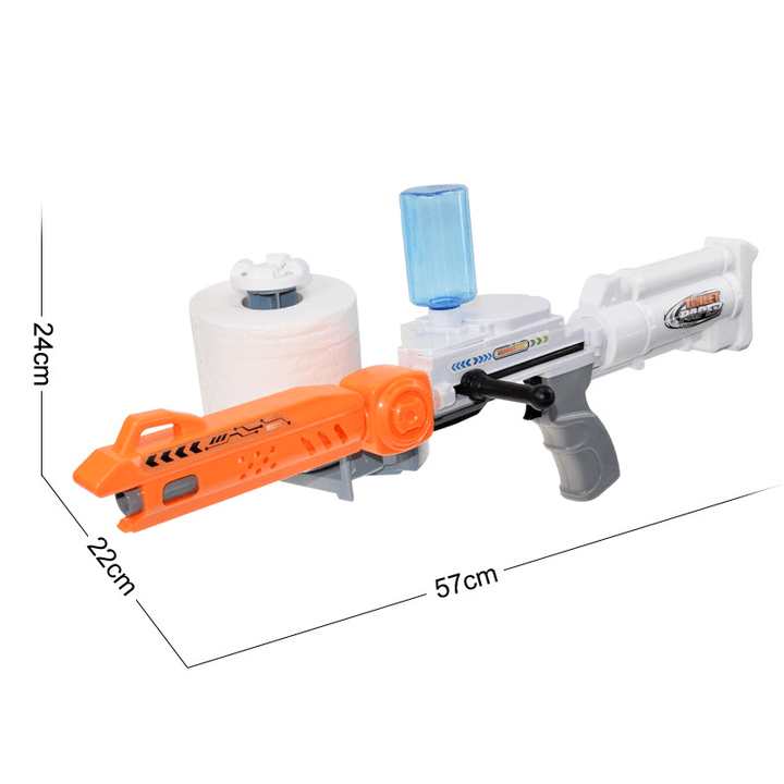 Children'S Toilet Paper Launcher Plastic Toy - MRSLM