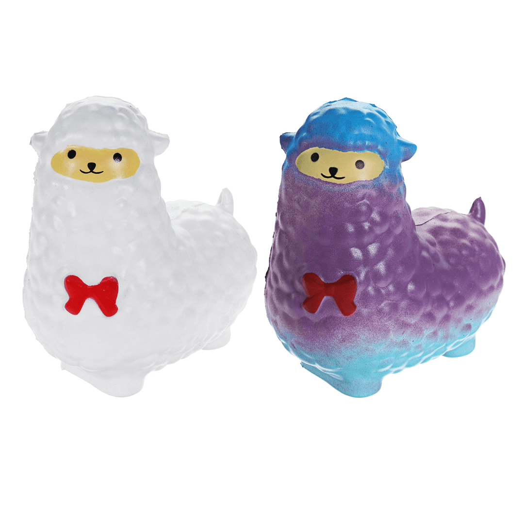 16CM Jumbo Squishy Cute Alpaca Galaxy Super Slow Rising Scented Fun Animal Toys - MRSLM