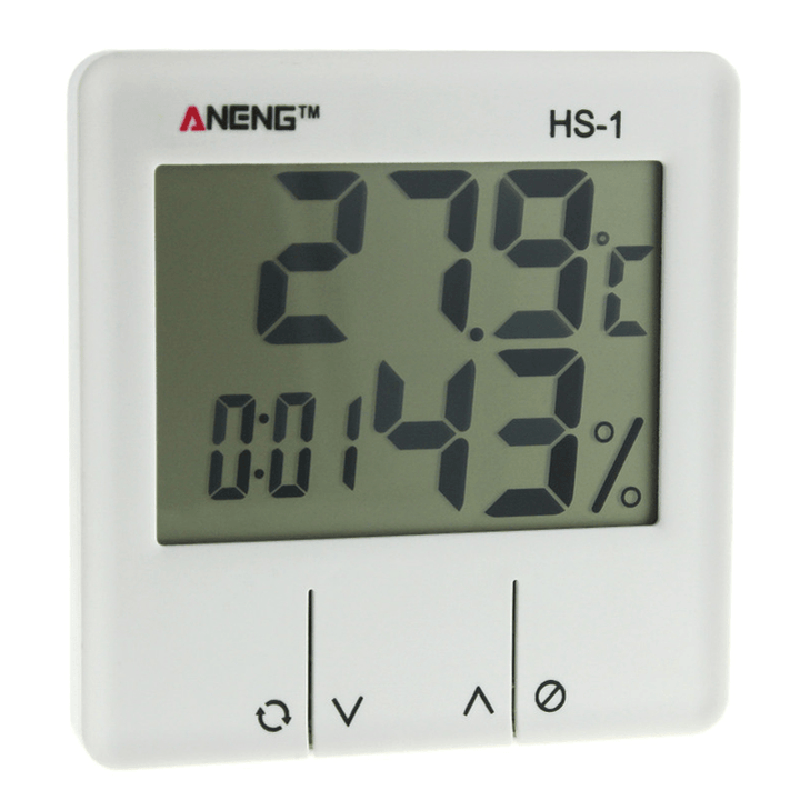 ANENG HS-1 Digital LCD Weather Station Thermometer Hygrometer Electronic Temperature Humidity Meter - MRSLM