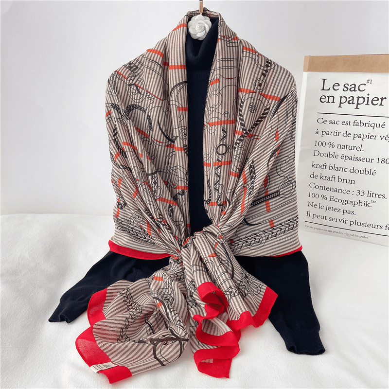 Fashion Scarf Women Cotton and Linen Shawl Europe and America - MRSLM