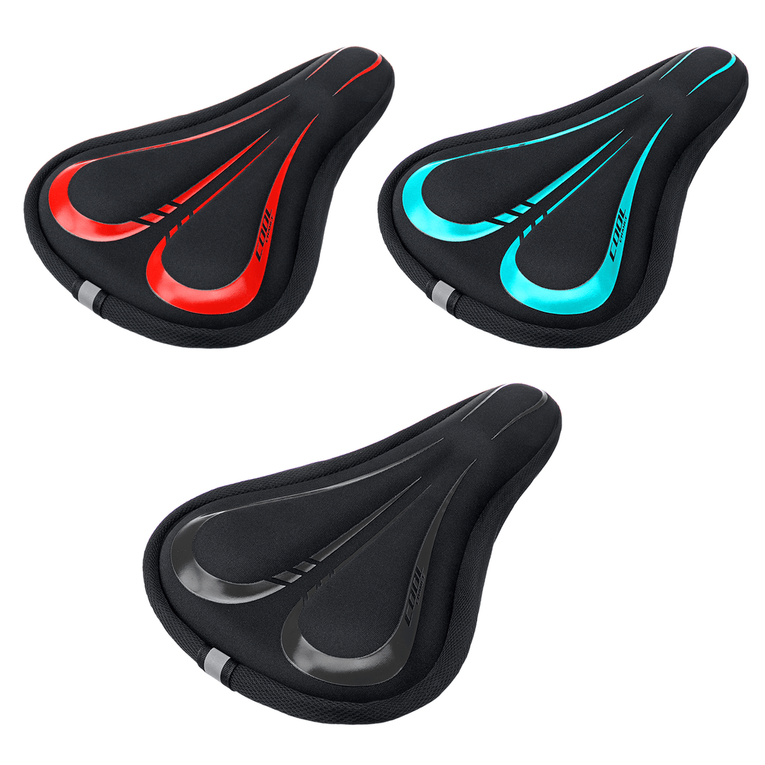 Coolchange Bike Seat Cover Bicycle Saddle Extra Comfort Padding Soft Sponge Cushion Gym - MRSLM