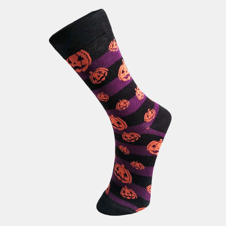 Halloween Couple Socks Cotton Pumpkin Tube Socks - MRSLM