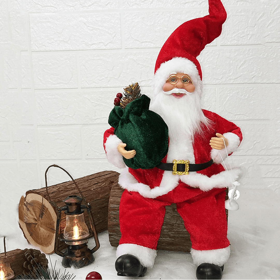 Christmas Santa Claus Doll Christmas Tree Ornament Kid Toy Home Office Christmas Atmosphere Decorations - MRSLM